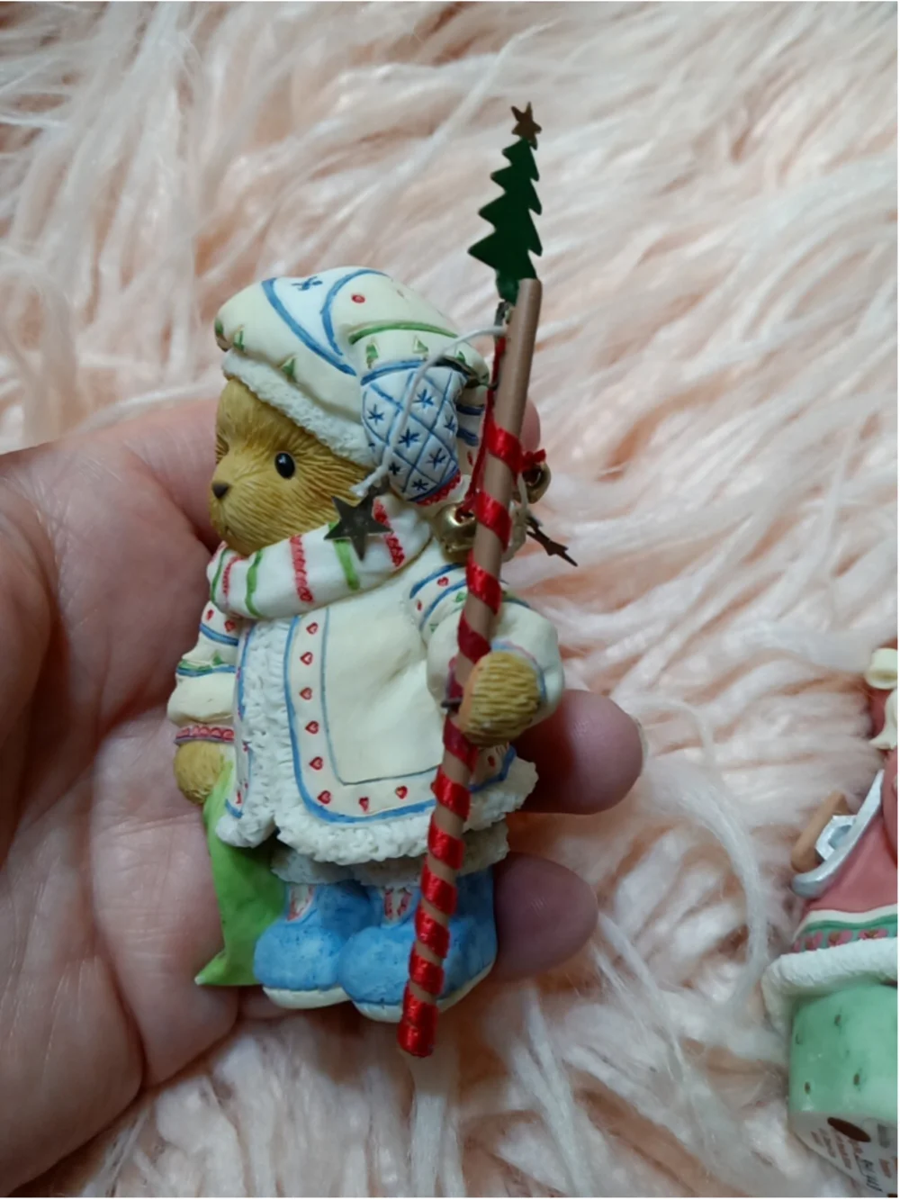 Cherished Teddies Thor 2008 Winter Loretta I'm Warm & Cozy Over You Ice skating